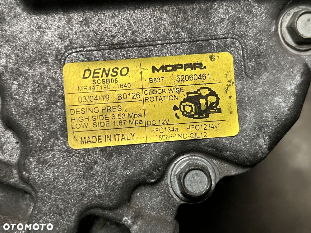 Sprężarka klimatyzacji Fiat 500 1.2 52060461 - 5
