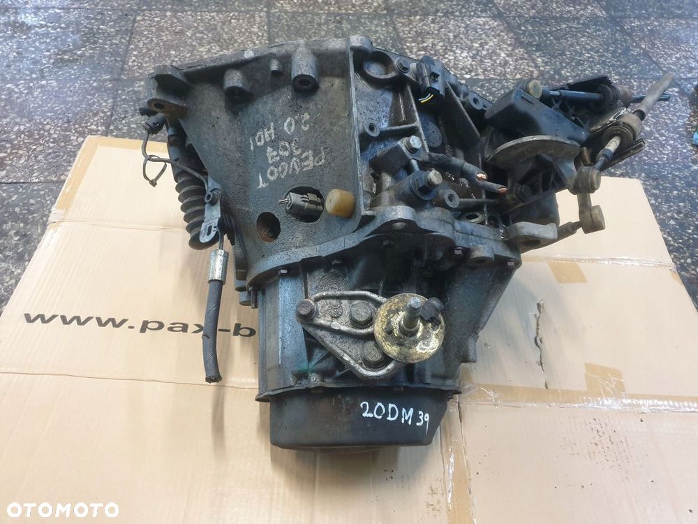 SKRZYNIA BIEGÓW PEUGEOT 307 2.0 HDI 20DM39 - 3
