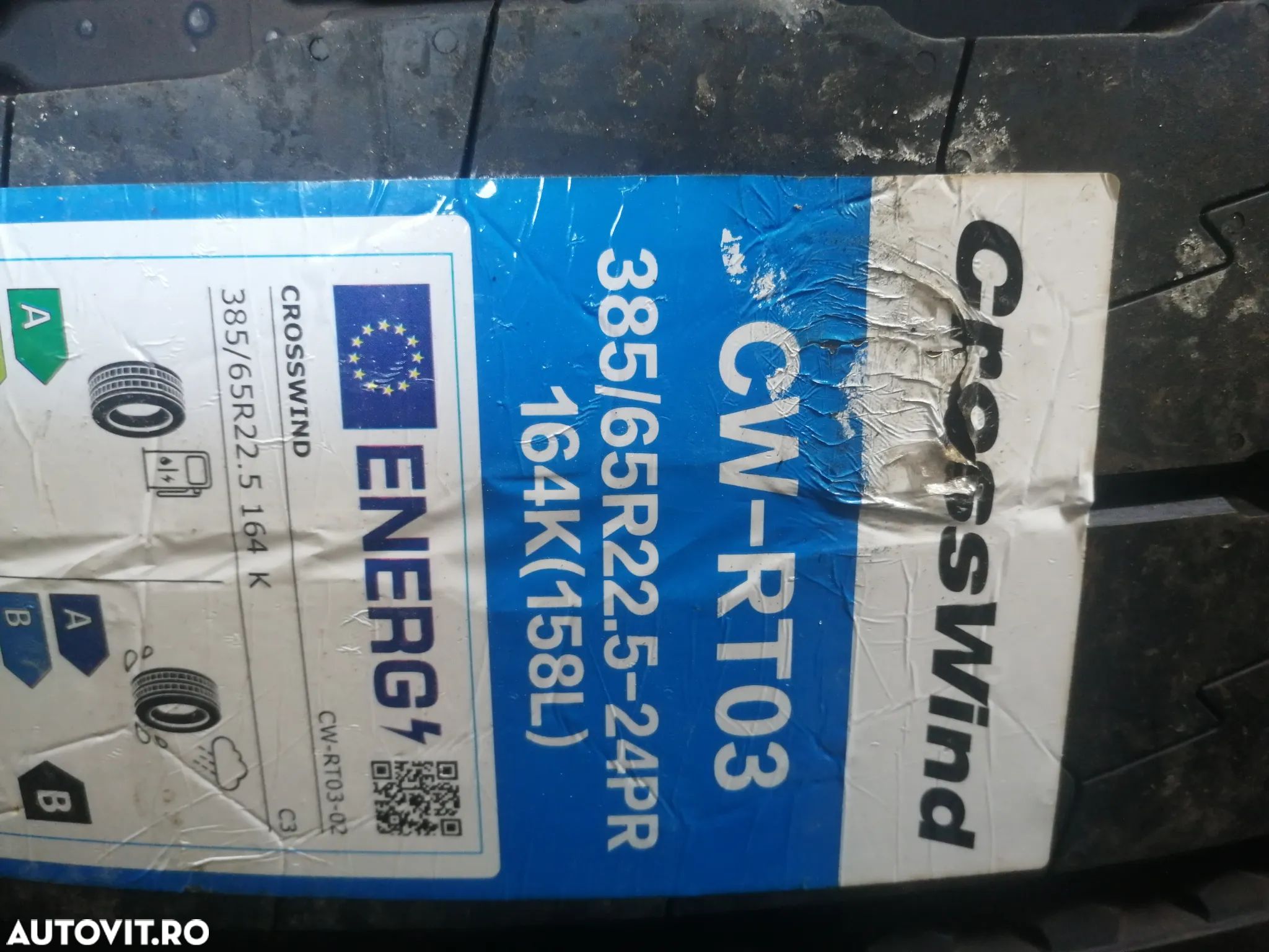 Anvelope noi camion 385/65R22.5 CROSSWIND CW-RT03 - 1