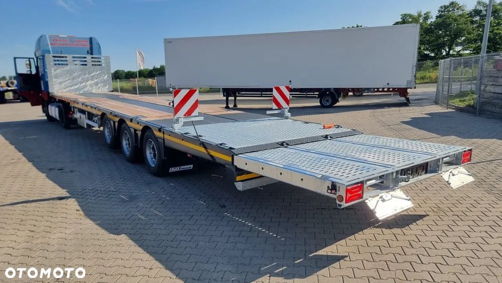 MAX Trailer platforma z hydraulicznie opuszczaną i wysuwaną rampą najazdową - 13