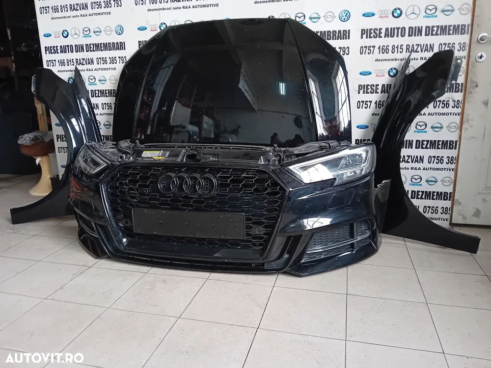 Fata Completa Audi A3 8V Facelift 2016 2020 Bara Capota Aripi Faruri - 5