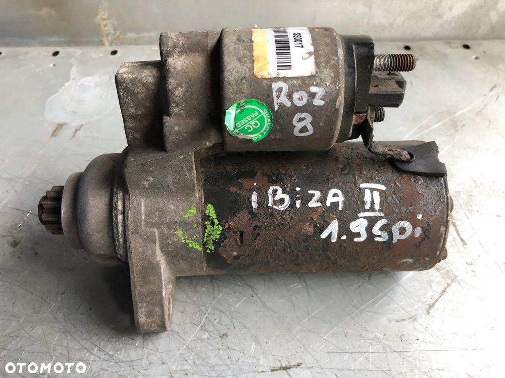 ROZ-8 . Rozrusznik 1005831344 Skoda Fabia Roomster Seat Ibiza II 1,4 1.9 TDI - Gwarancja Wysyłka - 3