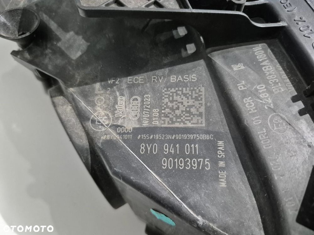 Audi A3 IV (8Y) 20- Lampa reflektor FULL LED lewy przód 8PIN Europa oryginalny - 9