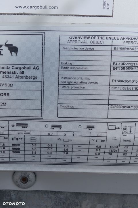Schmitz Cargobull IZOTERMA / STANDARD / RAMA OCYNK / OSIE SCHMITZ / ROLETA / 2 OSIE PODNOSZONE / WINDA ZAŁADUNKOWA - 33
