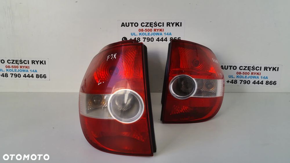VW Fox Lampa Tył Prawa Lewa strona - 1