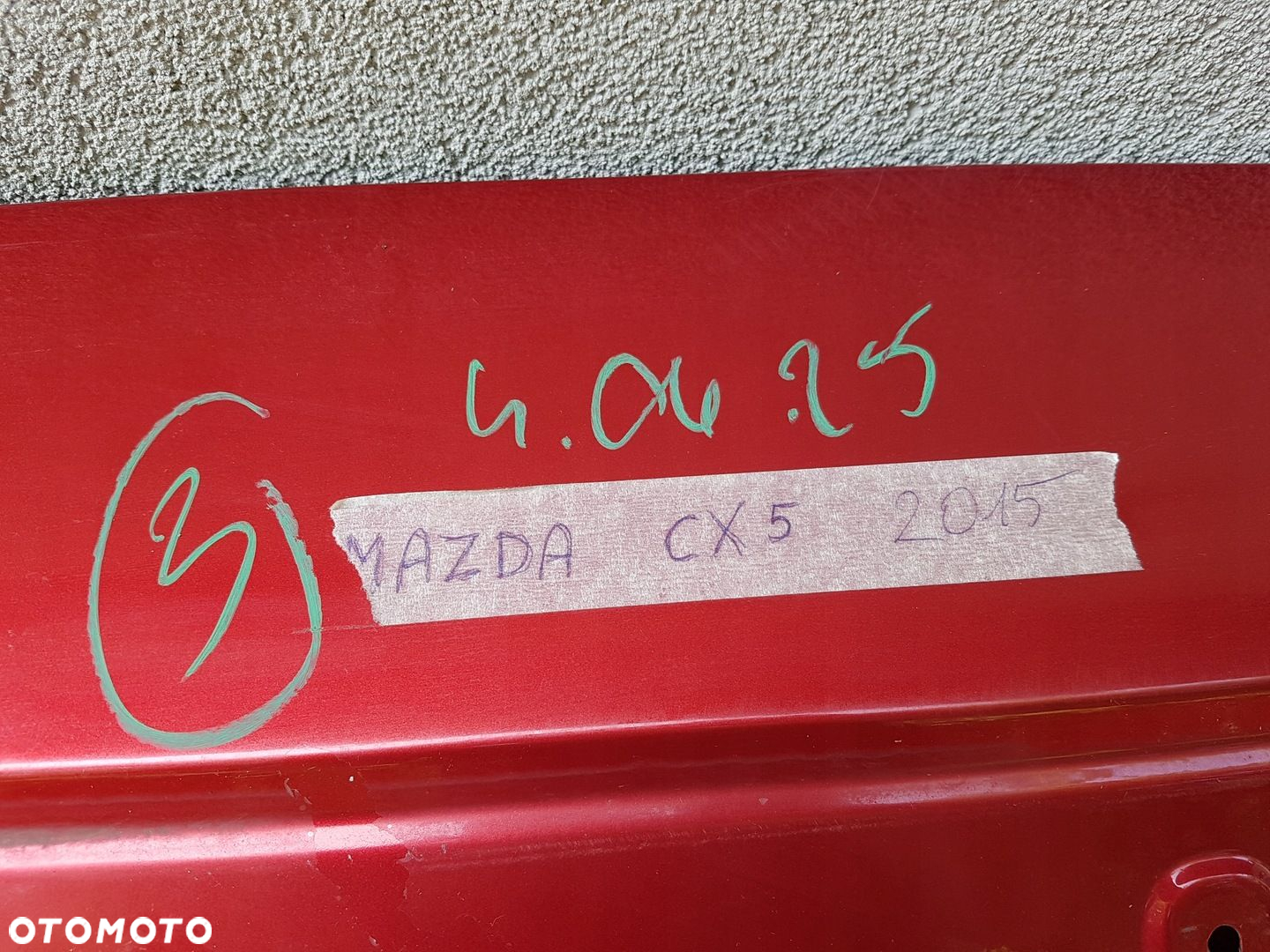 MAZDA CX5 CX-5 I 12-17 klapa tył pokrywa bagażnika - 7