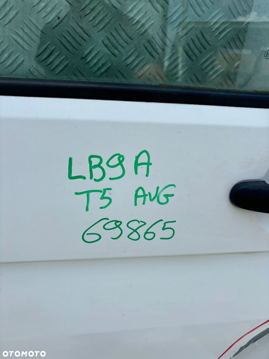 DRZWI LEWY PRZOD KPL VOLKSWAGEN T5 LB9A ORG FV - 4