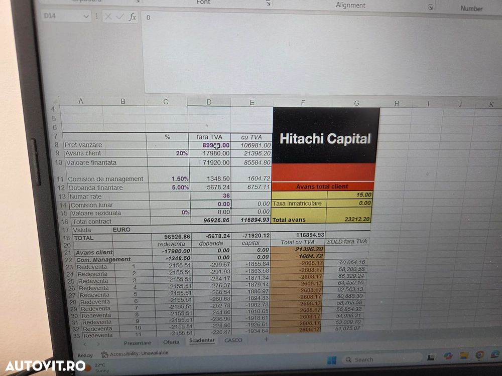 Hitachi ZX140W-6, 2019, 5.549h, 17.1t, cupa NOUA 1,3m latime, LAMA+CALE, consum mediu 8,3l/h, revizii efectuate, Ad sapare 6m, ridica 7t, avertizare antirasturnare, inst picon si inst rotire pe brate, STARE FOARTE BUNA, posibil leasing,PROMOTIE 89.900Eur+Tva - 40