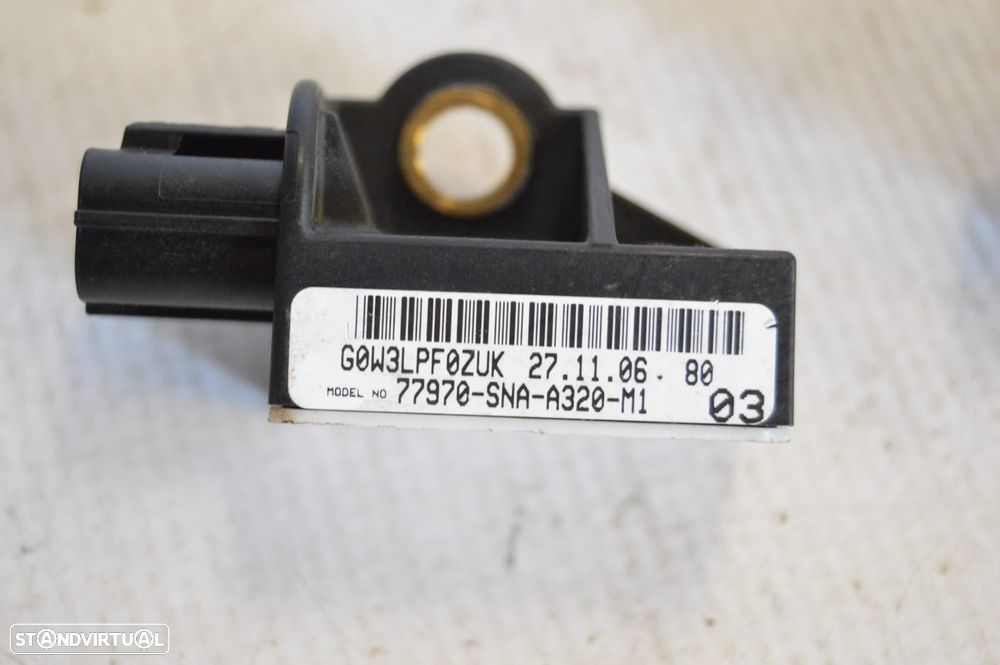 SENSOR SENSORES IMPACTO EMBATE COLISÃO AIRBAG 77970SNAA320M1 77970 SNA A320 M1 HONDA CIVIC VIII 8 MK8 FN2 FN 2 2.2 i-CTDi 4WD 16V 140CV N22A2 - 5
