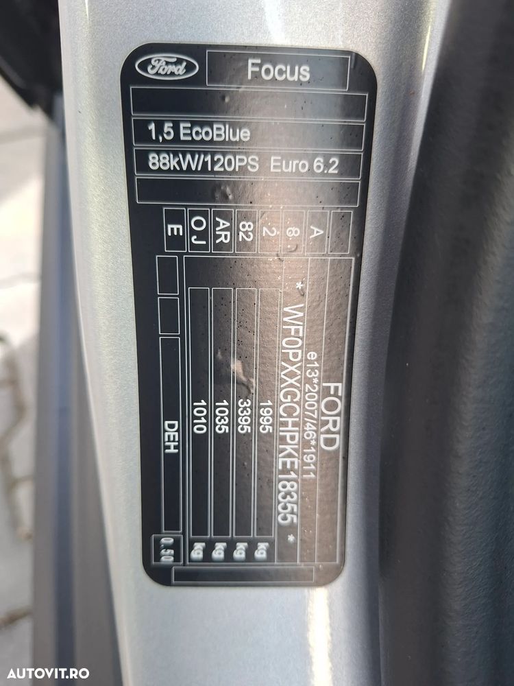 Ford Focus 1.5 EcoBlue Start-Stopp-System Aut. ACTIVE X - 9