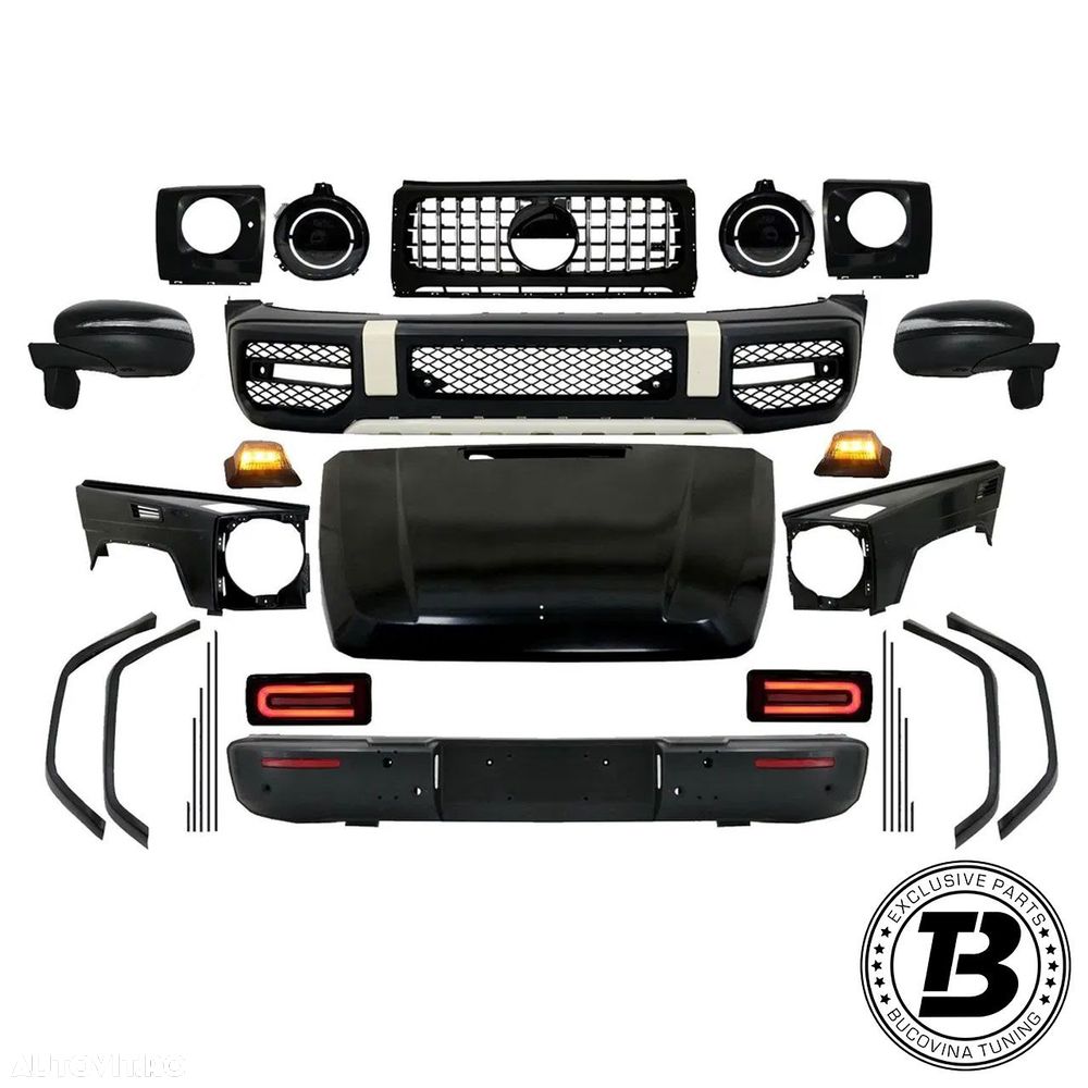 Pachet Exterior compatibil cu Mercedes G Class W463 G63 Design - 1