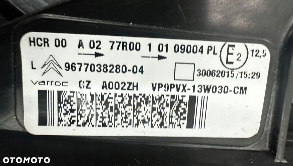 citroen c3 ii lift 10-16 ds3 10-14 lewa lampa przód 9677038280-04 - 14