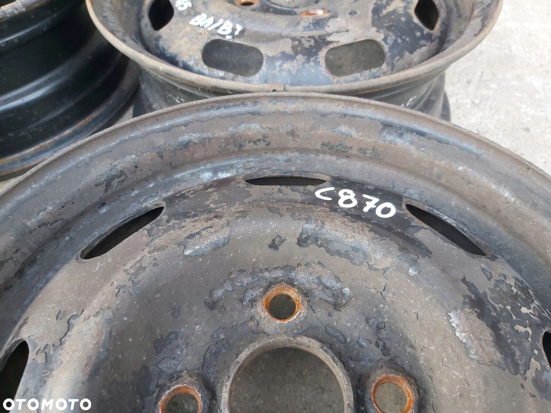 Mazda Toyota Yaris I felga stalowa felgi 14 cali 4x100 X-40704 - 6