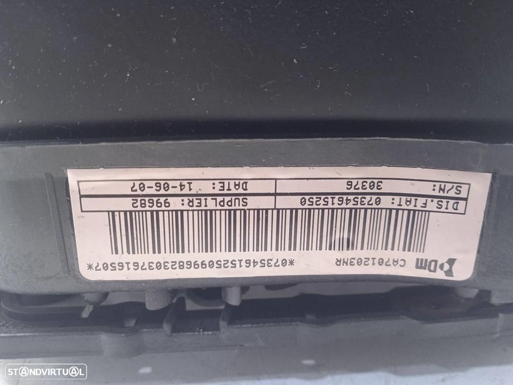 AIRBAG FRONTAL ESQUERDO FIAT BRAVO II 2007 - 2