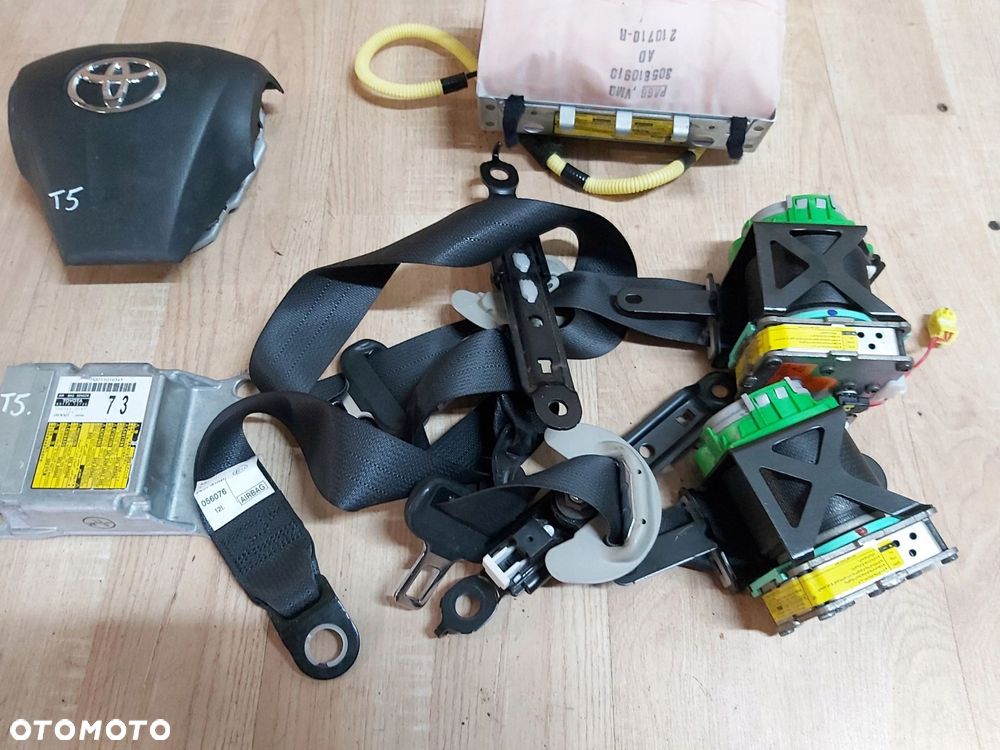 Toyota Auris I LIFT poduszka kierowcy air bag deska pasy 10r - 1