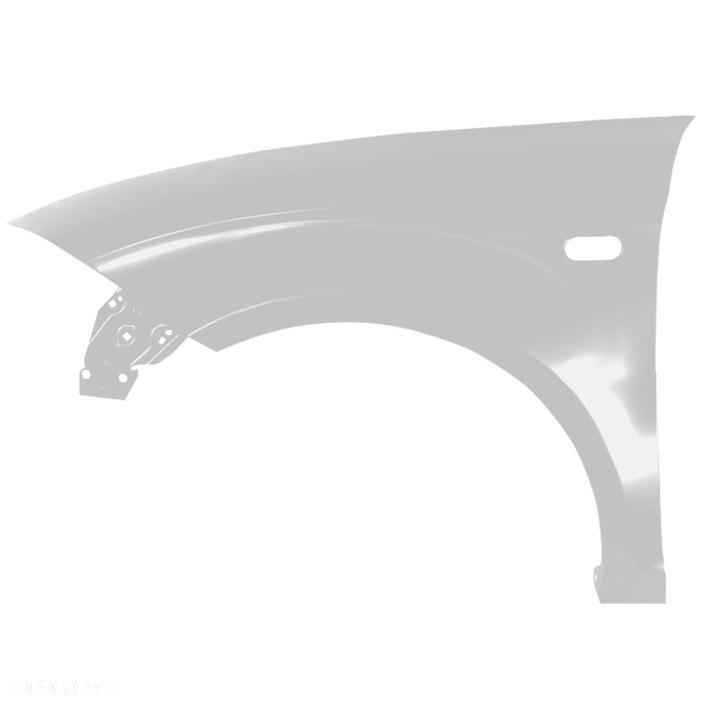 BLU Błotnik SEAT ALTEA 5P1 LS7N lewy srebrny 04-15 przód ocynk GrauArtico - 2