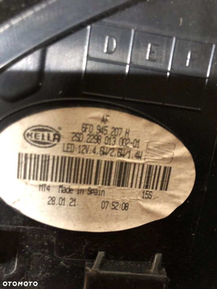 SEAT IBIZA V 6F0945207H LAMPA LED LEWA TYŁ TYLNA - 3