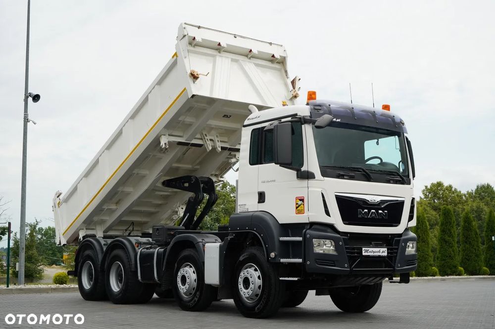 MAN TGS 35.440 / 8X4 / WYWROTKA 2 STR. / HYDROBURTA / BORDMATIC / ZABUDOWA MEILLER KIPPER - 7