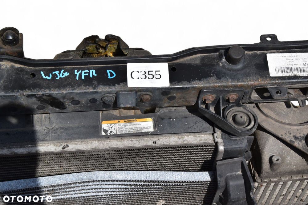 Pas Przedni Chłodnice HYUNDAI IX35 I 2.0 CRDI 136KM D4HA Manual - 5