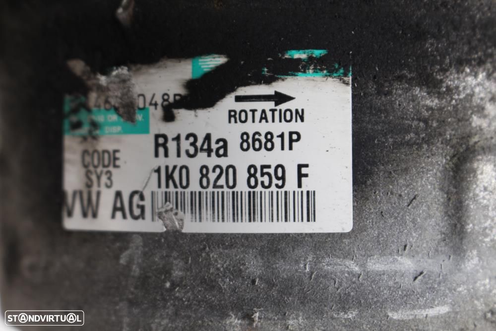Compressor Do Ac / Ar Condicionado Volkswagen Golf V (1K1)  1K0820859f - 7