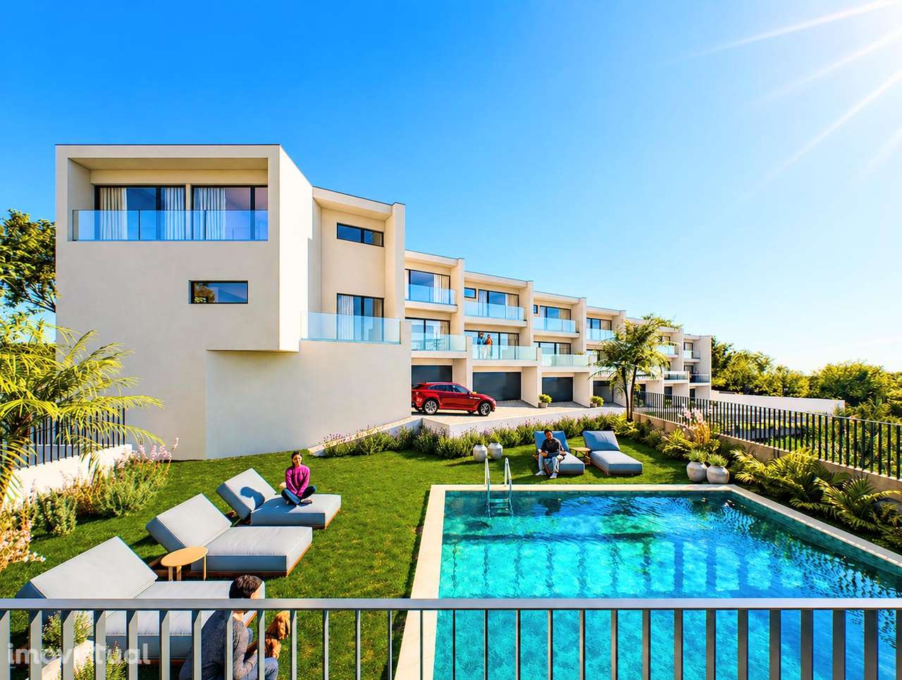 Moradia T3 | Piscina | 2 Carros | Condomínio Fechado | Valbom - Grande imagem: 2/16