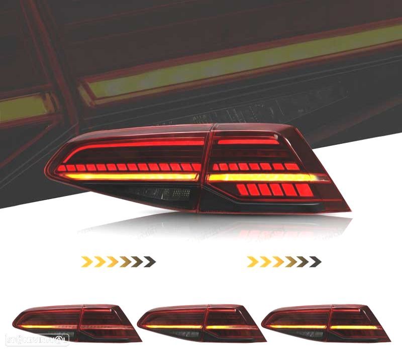 FAROLINS VOLKSWAGEN VW GOLF 7 7.5 12-20 LOOK 7.5 RETROFIT INDICADOR DINAMICO - 4