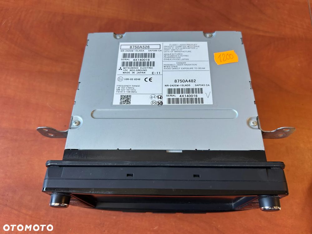 RADIOODTWARZACZ NAWIGACJA 8750A526 MITSUBISHI OUTLANDER III - 2