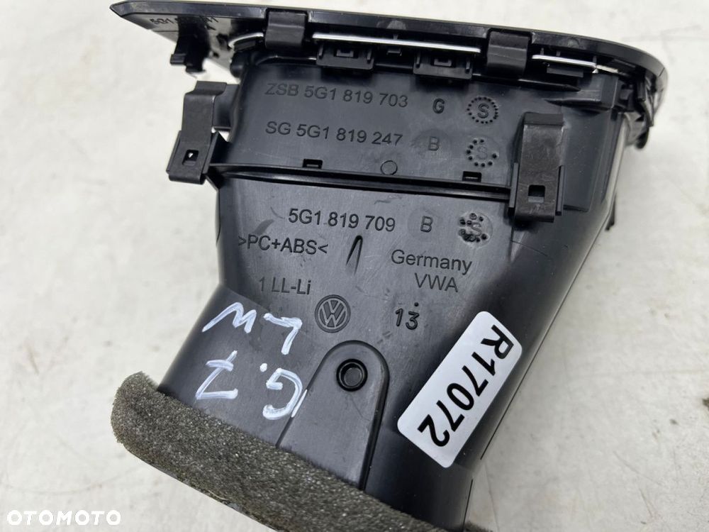 Kratka nawiewu VW Golf 7 VII 12-20r. lewa boczna nadmuchu deski wnętrza 5g1819703g - 8