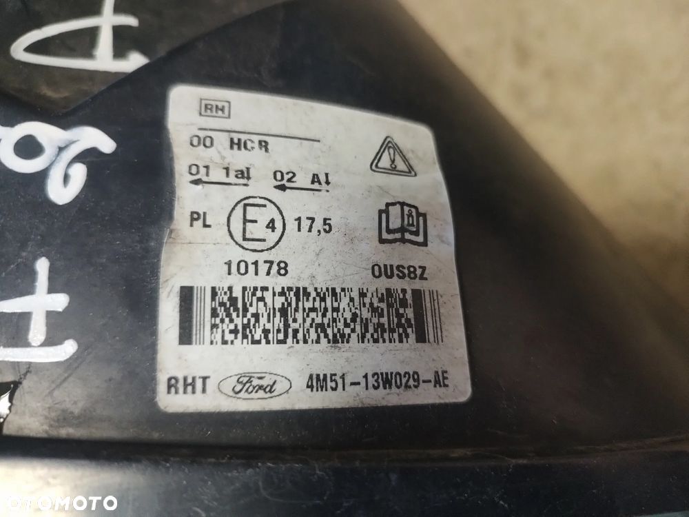FORD FOCUS MK2 LAMPA PRZÓD LEWA PRAWA 4M51-13W030-AE - 5