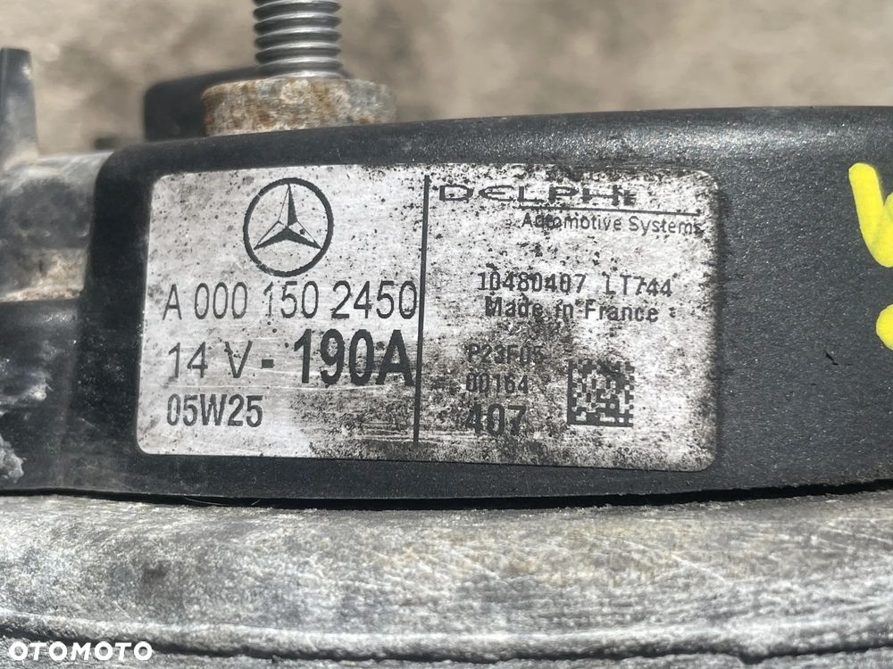 Alternator Mercedes W210 3.2 CDI A0001502450 - 3