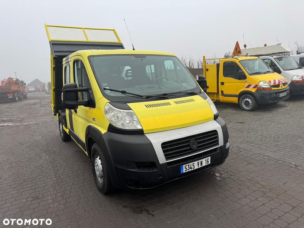 Fiat Ducato 2.3JTD Wywrotka Brygadówka Hak 3 Tony 7 Osobowa Klima Kiper I wł. - 6