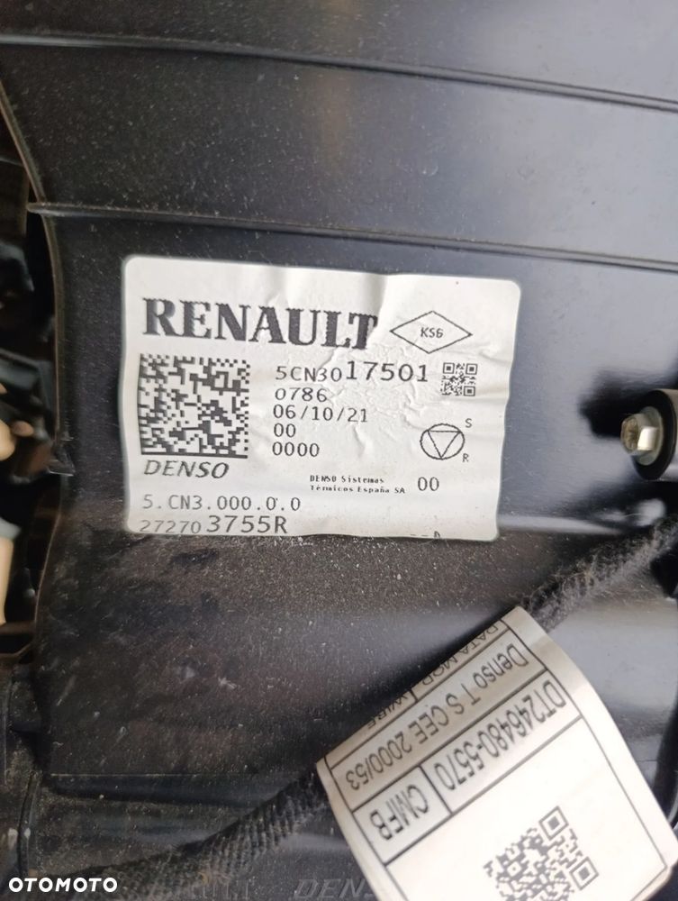RENAULT CLIO V 5 NAGRZEWNICA EUROPA 272703755R - 3