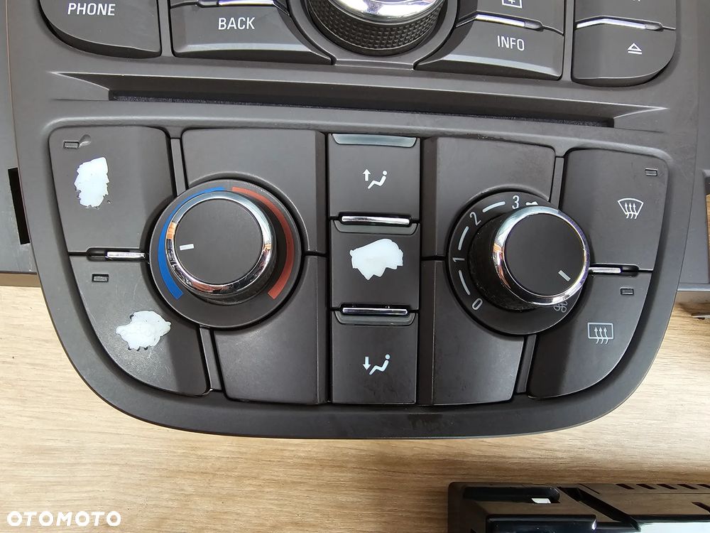RADIO PANEL WYŚWIETLACZ CD 300 OPEL MERIVA B BRĄZOWE - 4