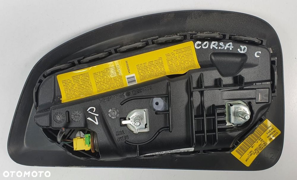 PODUSZKA AIRBAG FOTELA LEWY PRZÓD OPEL CORSA D 13213584 - 2