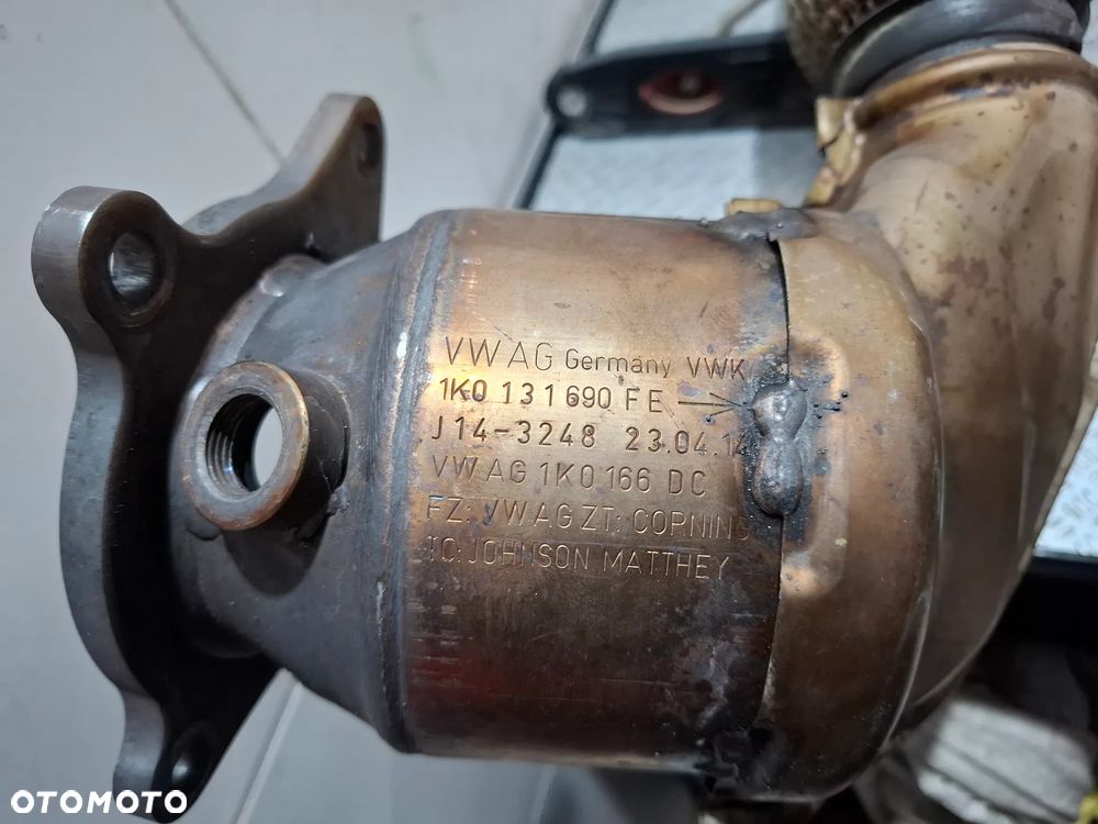 Wydech katalizator Skoda Superb II Rok 2014 lift 1,8 TFSI nr 1K0131690 - 3