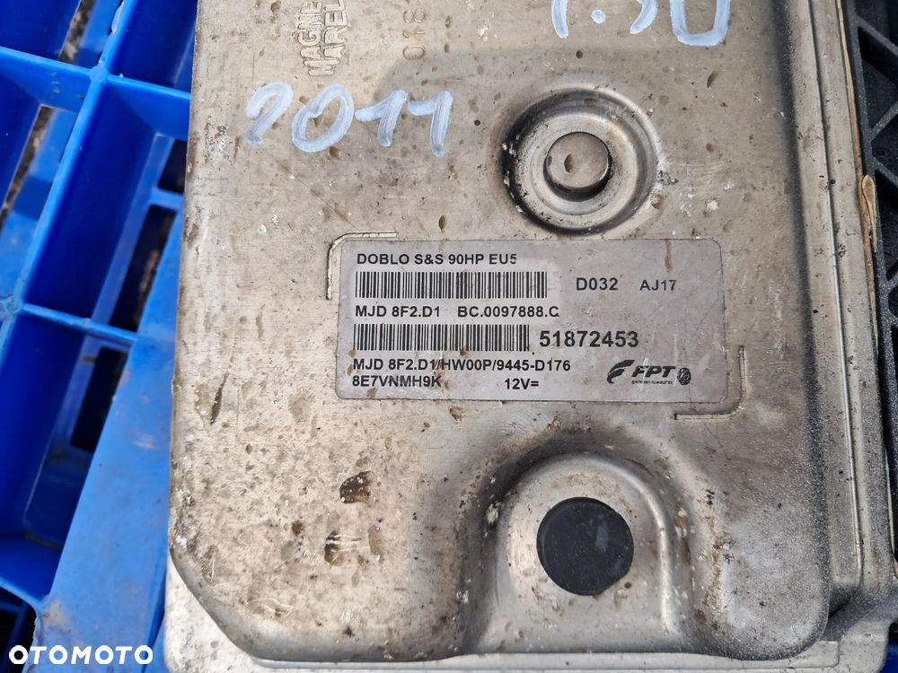 Fiat Doblo II 1.3 JTD Zestaw startowy immo 51872453 00518855330 518131970B365 - 5