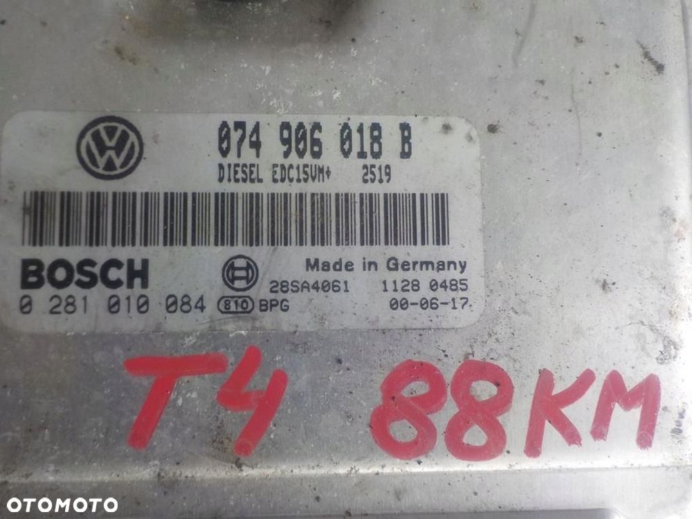 VW T4 2.5 TDI AJT KOMPUTER STEROWNIK 074906018B - 2