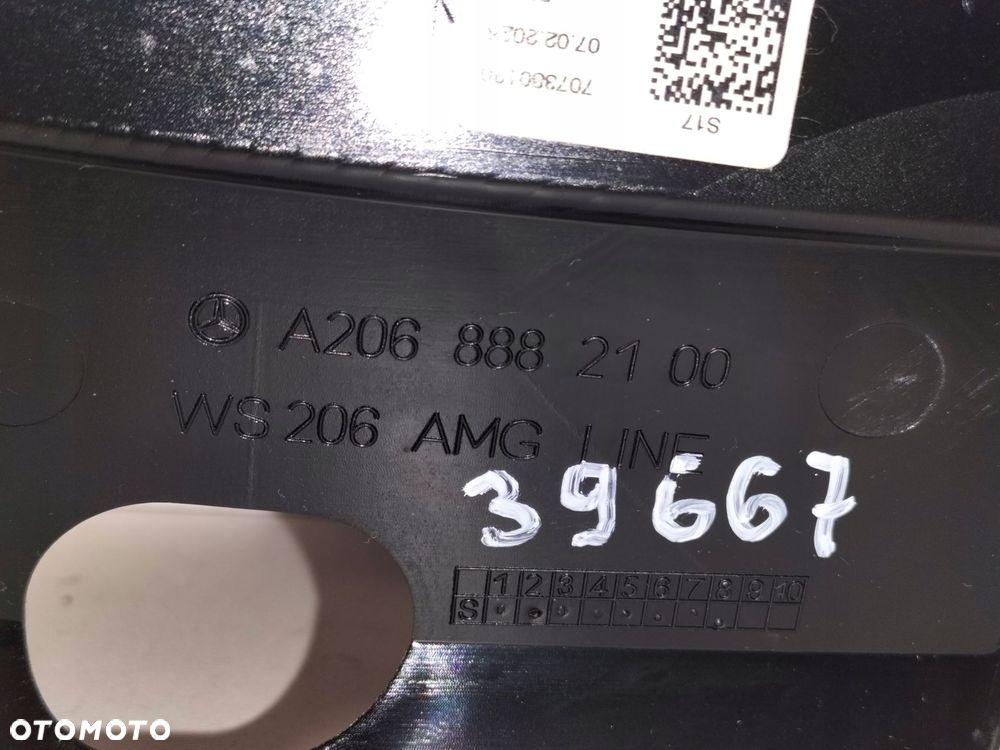 atrapa kratka grill mercedes c klasa w206 21- amg - 6