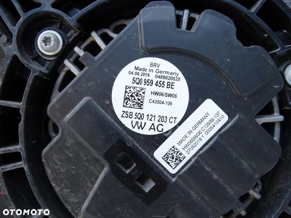 KOMPLET CHŁODNIC + WENTYLATOR 5Q0959455BE 1.5 TSI OCTAVIA III GOLF VII A3 - 11