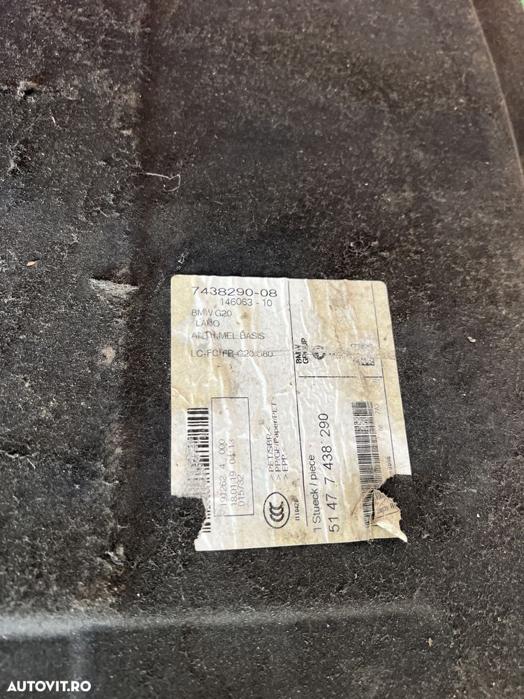 Bmw Seria 3 G20 M3 G80 Mocheta podea portbagaj - 2