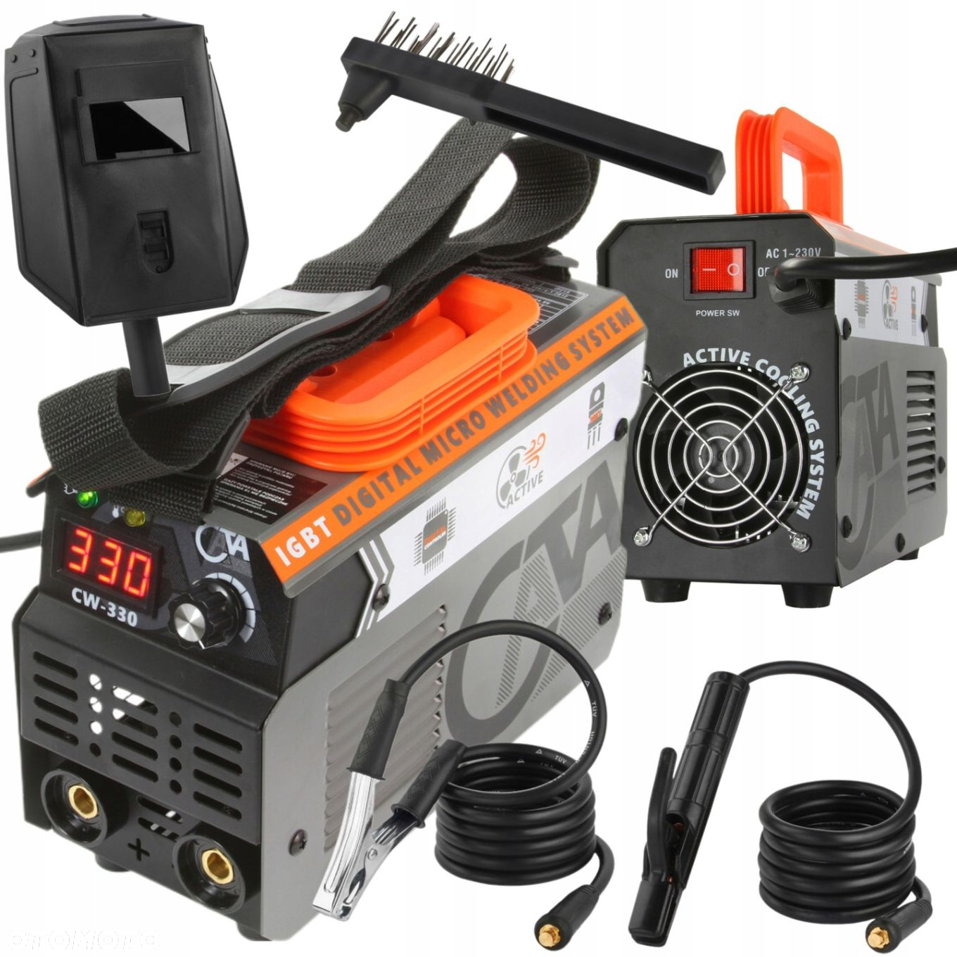 SPAWARKA INWERTOROWA INWERTEROWA 330A LCD MMA TIG WYŚWIETLACZ INWERTER IGBT - 14