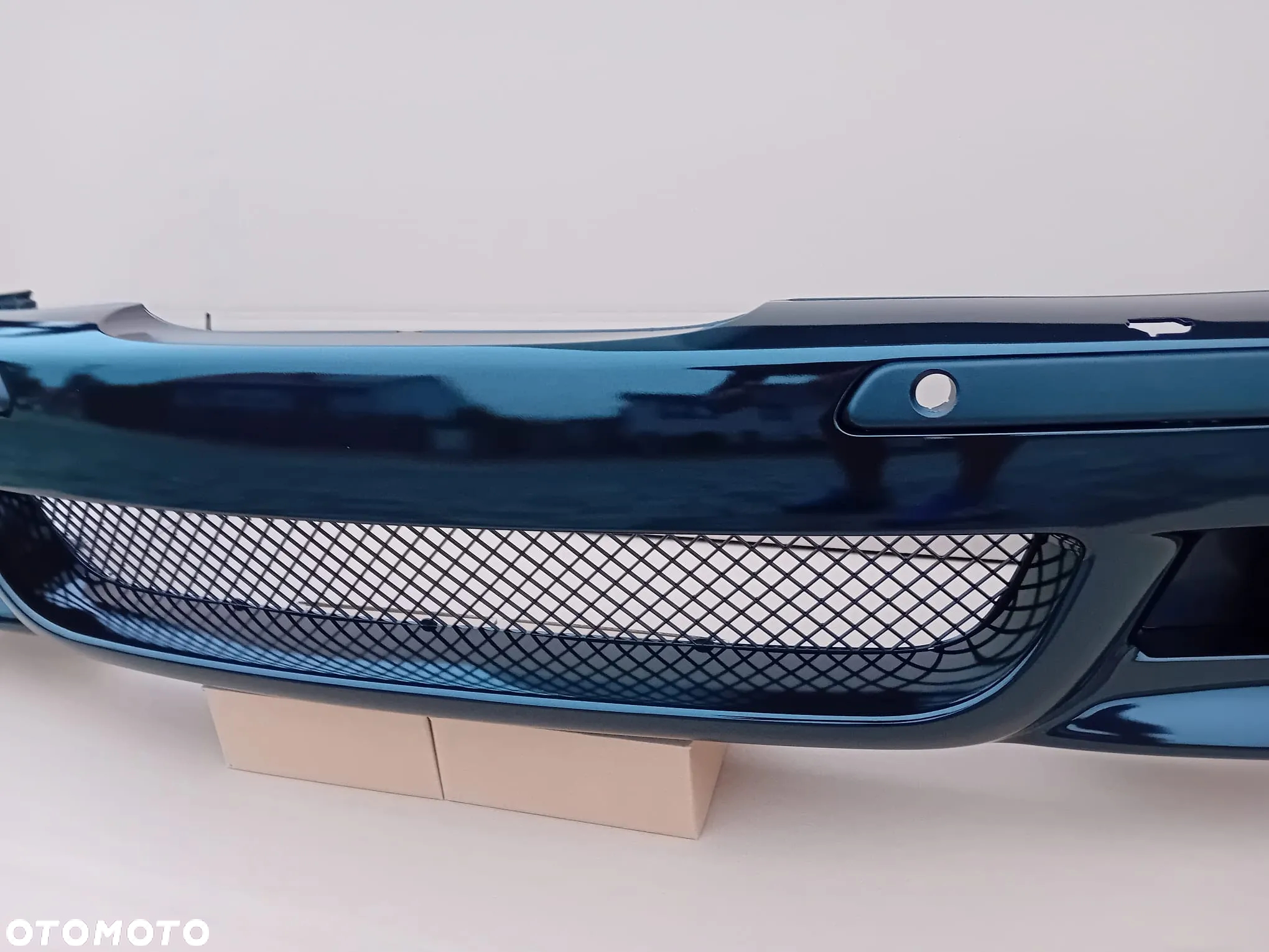ZDERZAK BMW E39 M PAKIET BLACKSAPPHIRE SPRYSKI PDC PRZEDNI PRZÓD ORYGINALNY WYSYŁKA BDB - 2