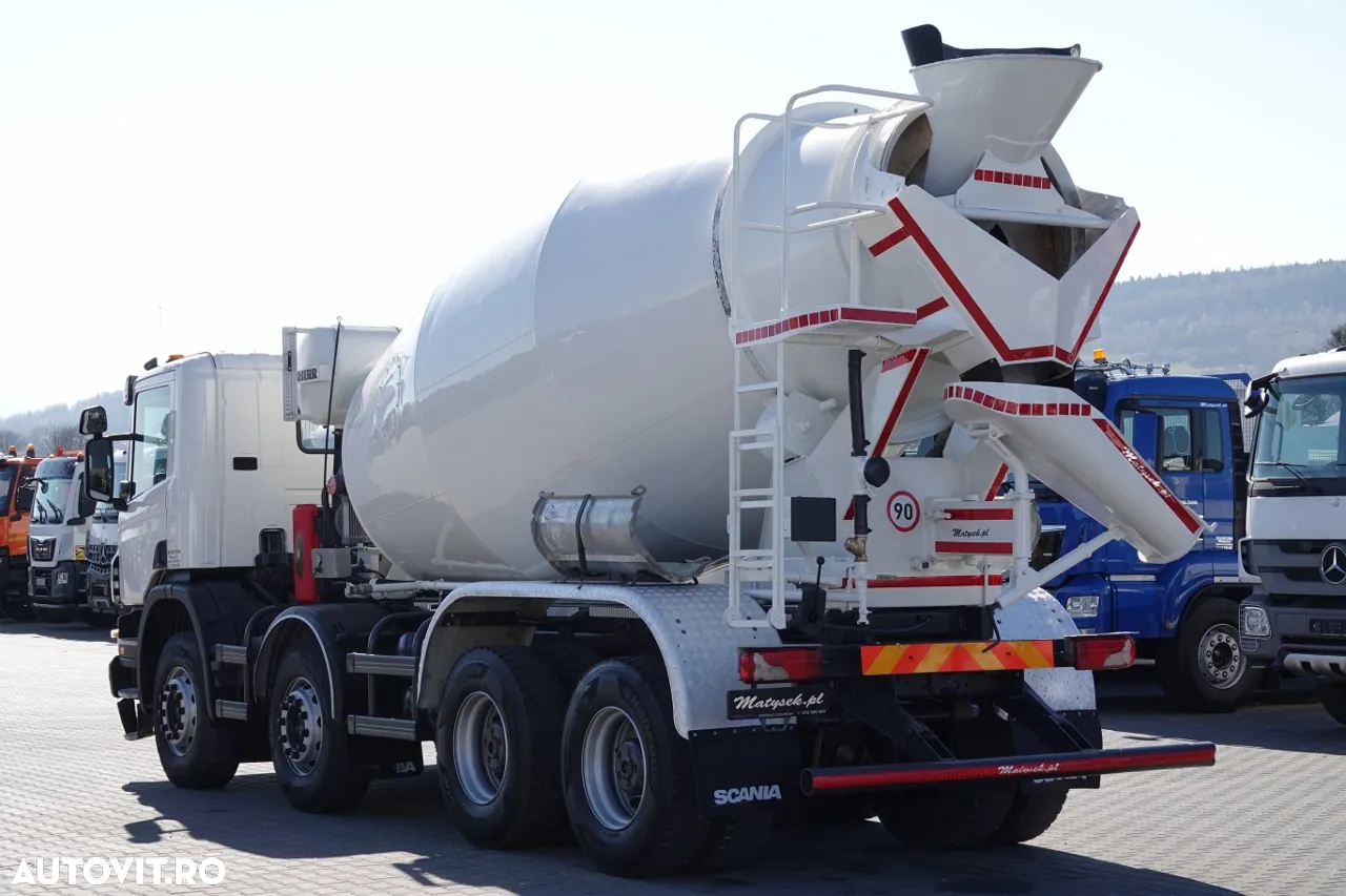 Scania P 360 / 8x4 / BETONATOR / PEAR / LIEBHERR / 9mc / MANUAL - 3