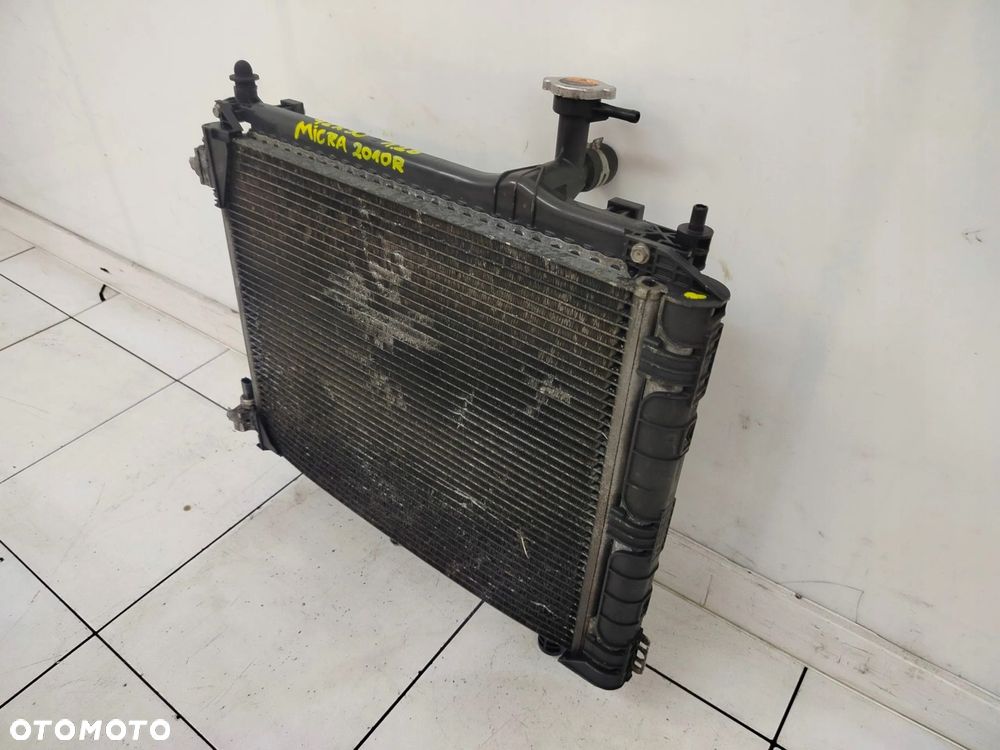 NISSAN MICRA K13 - KOMPLET CHŁODNIC WENTYLATOR 1.2 BENZYNA - 4