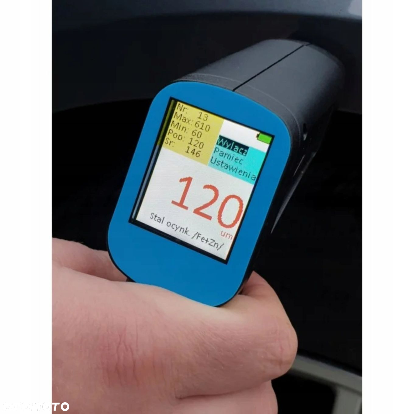 MIERNIK TESTER GRUBOŚCI LAKIERU GL-PRO-SMART-FAZ PROFESIONALNY APLIKACJA - 5