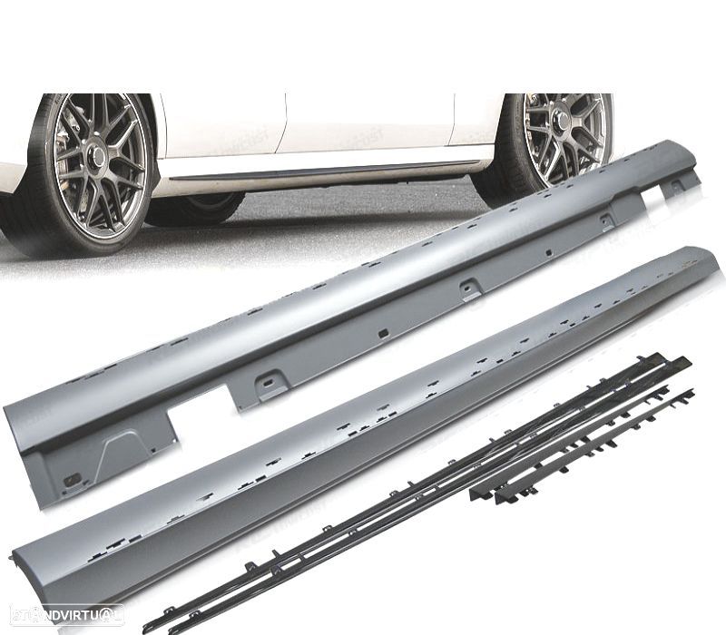 EMBALADEIRAS MERCEDES W213 16-23 LOOK AMG E63 - 1