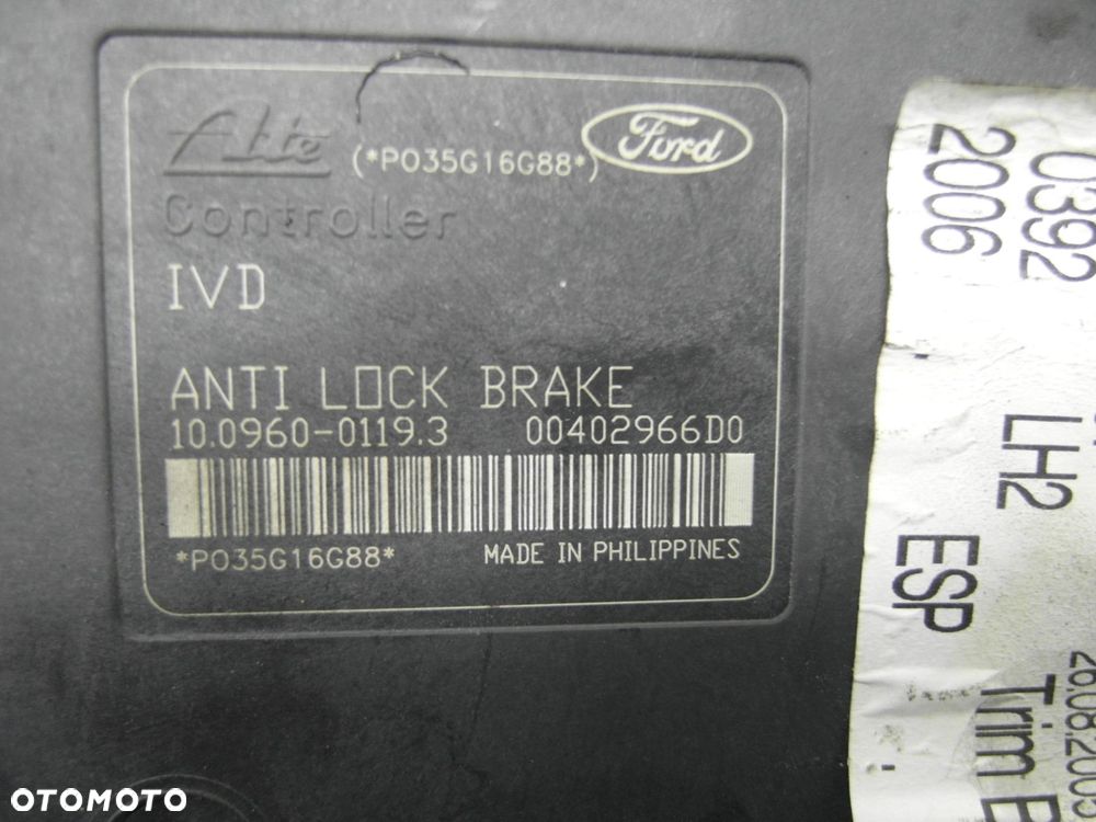 POMPA ABS FORD FOCUS MK2 II 10096001193 00402966D0 - 3