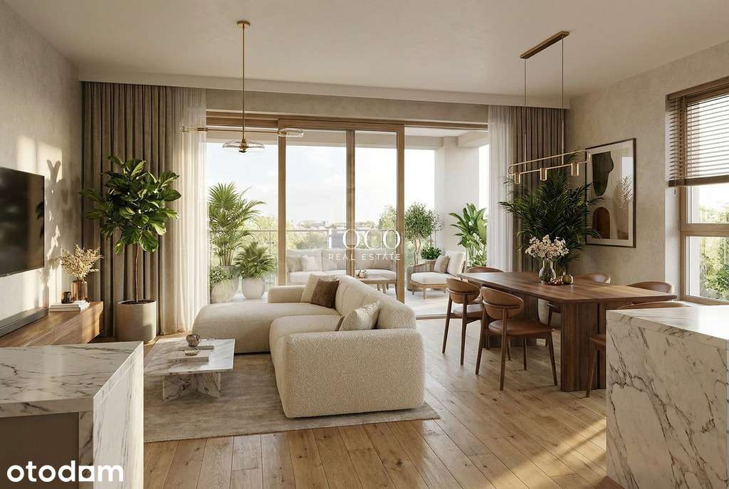 3 pokoje z dużą loggią | Praga | Metro | 75 m²