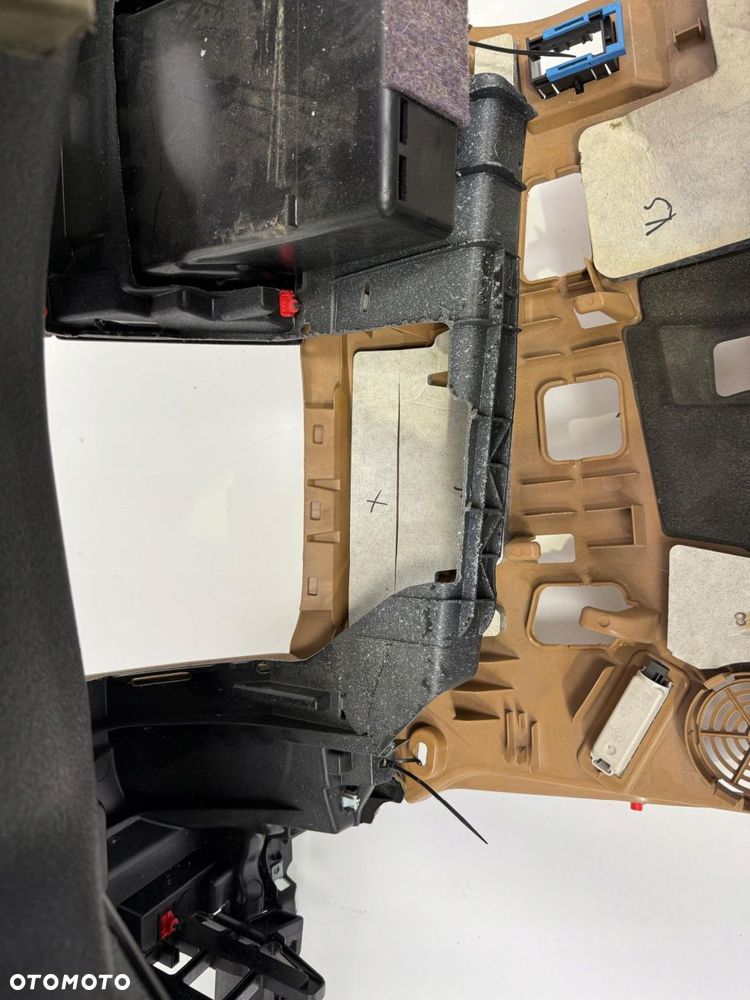 DESKA ROZDZIELCZA KONSOLA BMW F01 7 europa skóra skórzana 9112134 - 12