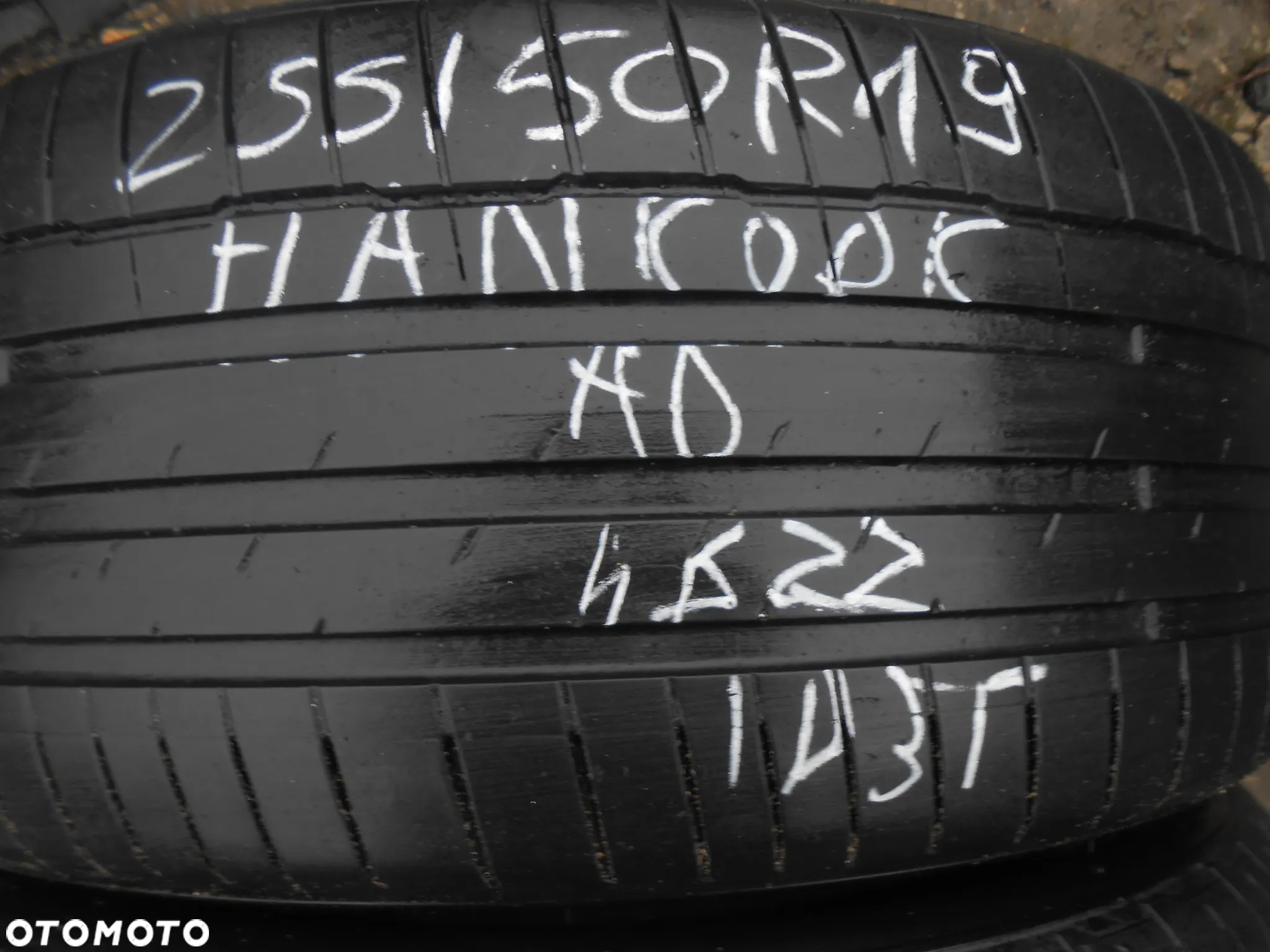 OPONY 255/50R19 HANKOOK VENTUS S1 EVO 3 EV AO DOT 4622 6.3MM - 3
